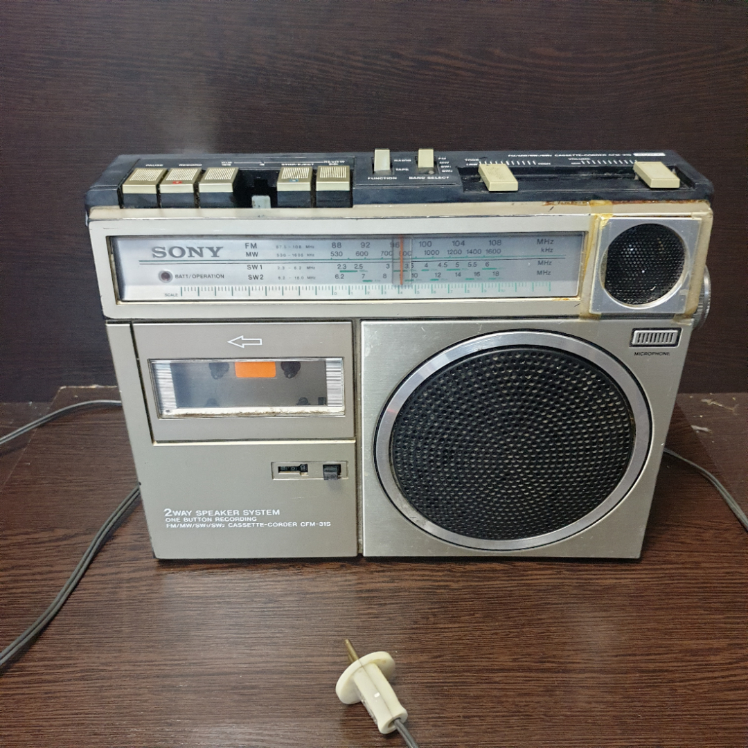 Преемник SONY cassette-corder cfm-31s (работает). . Картинка 1